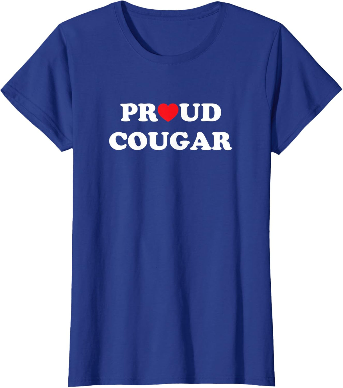 Proud Heart Cougar T-Shirt - Royal Blue