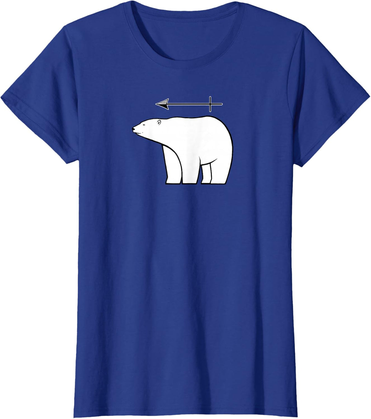 Eisbär Funny Chemistry Science Pun Men and Women T-Shirt - Royal Blue