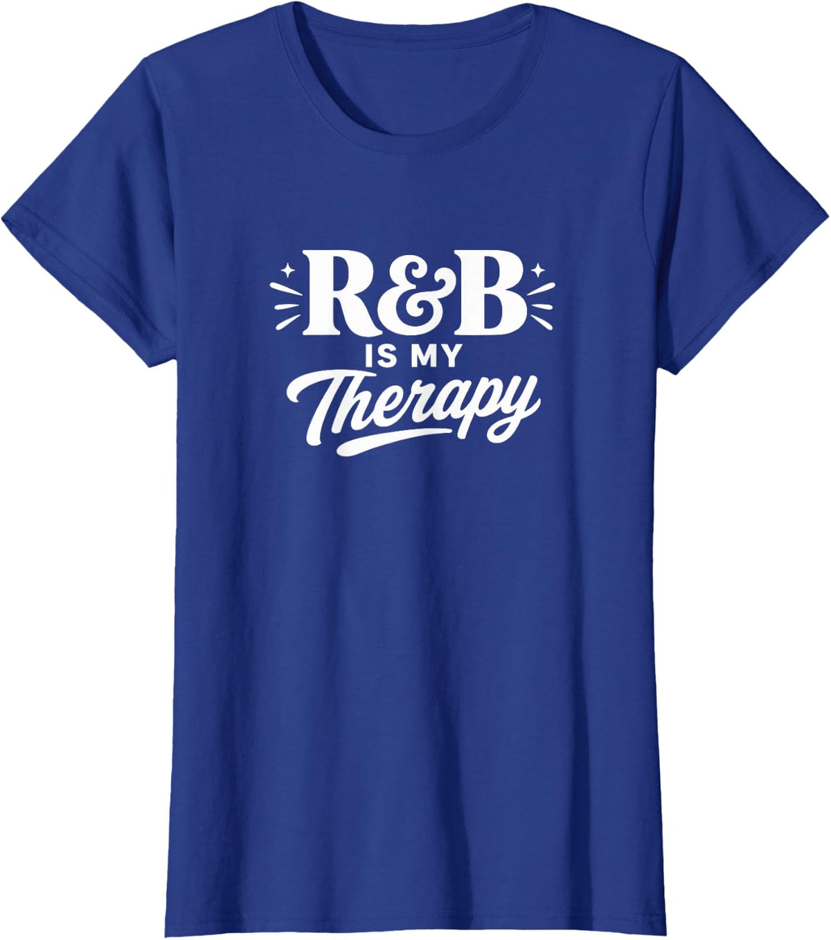 R&B is My Therapy - T-Shirt - Royal Blue