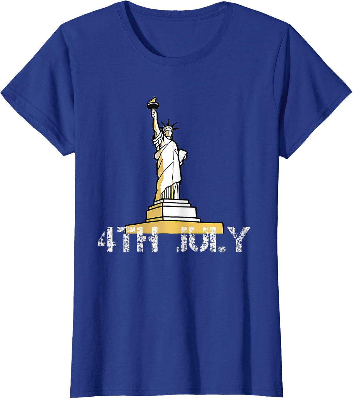American Pride 4th of July Independence Day T-Shirt - Royal Blue