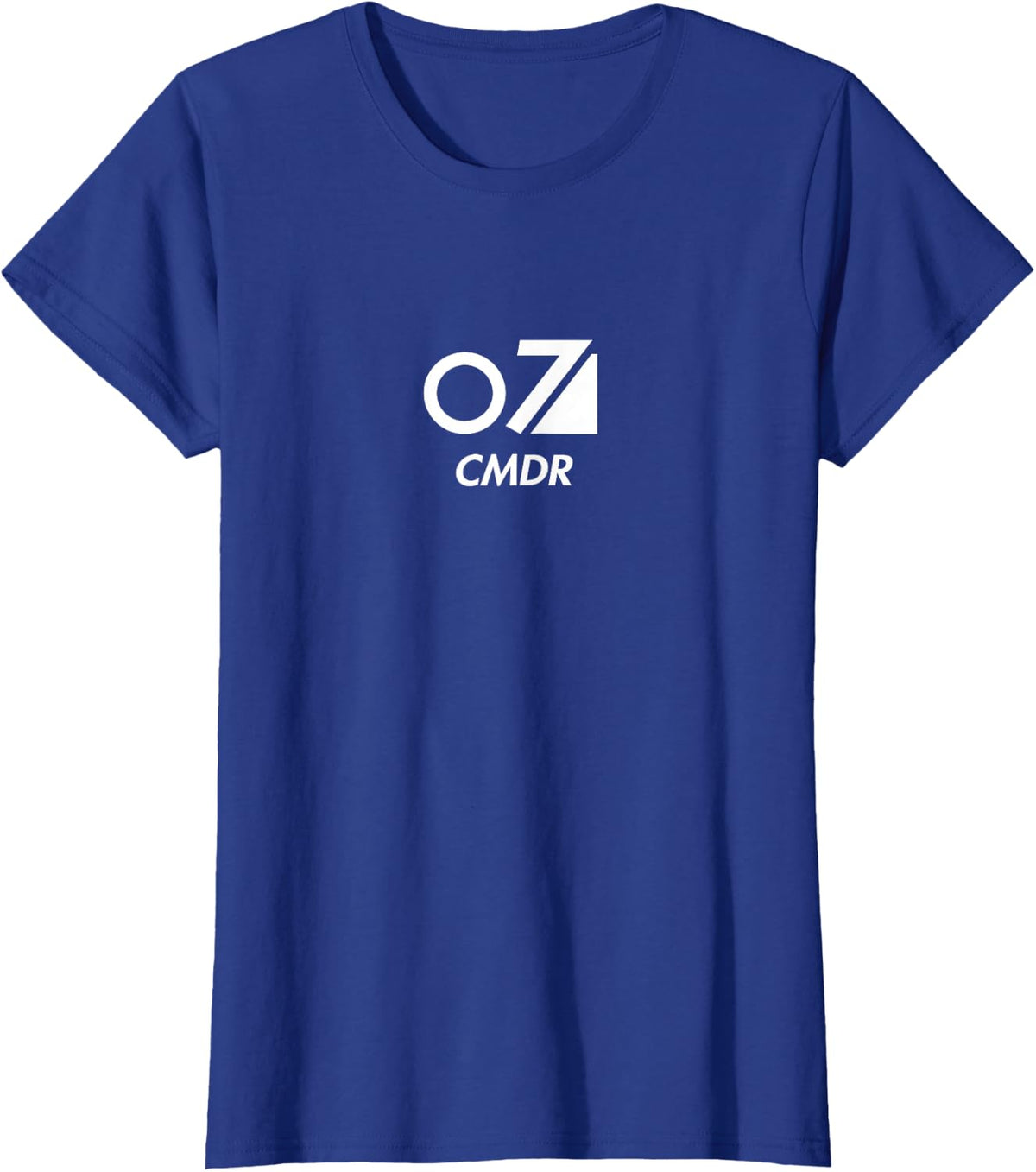 The O7 CMDR Salute T-Shirt - Royal Blue