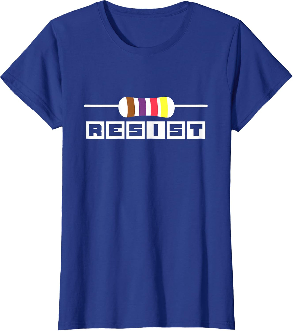 Electronics Component Resistor Electrician T-Shirt - Royal Blue
