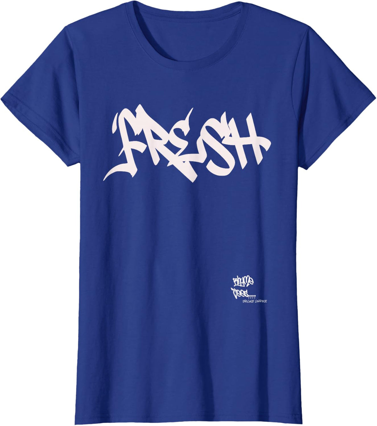 Fresh Graphic Hip Hop Rap 80s 90s Urban Merch Inspired T-Shirt T-Shirt - Royal Blue