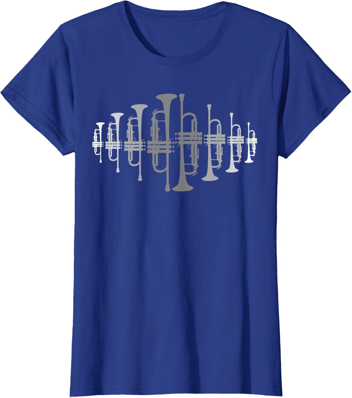 Trumpet Trumpeter Player T-Shirt - Royal Blue