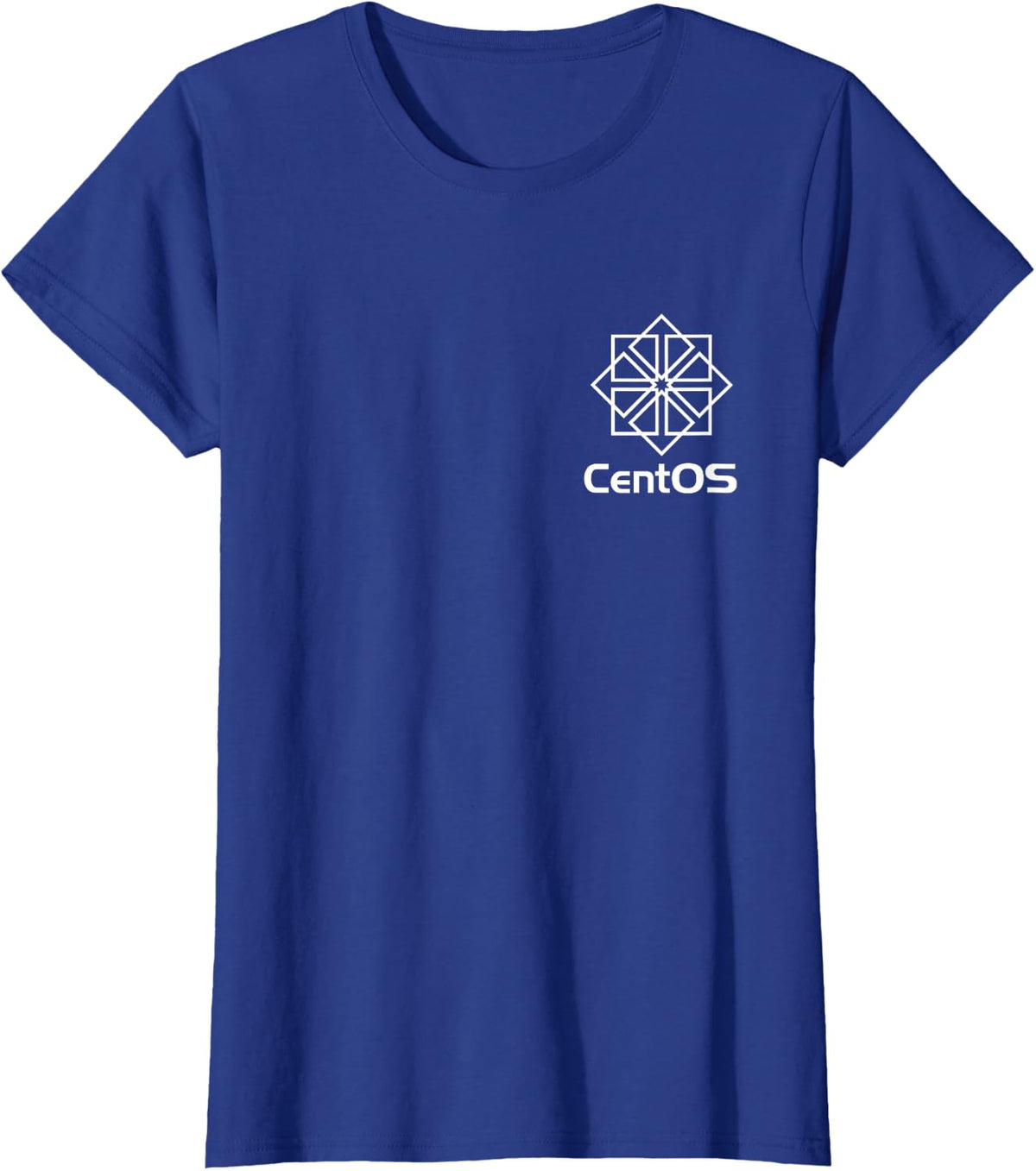 CentOs Linux lover Tee with white Logo Open Source Os T-Shirt - Royal Blue