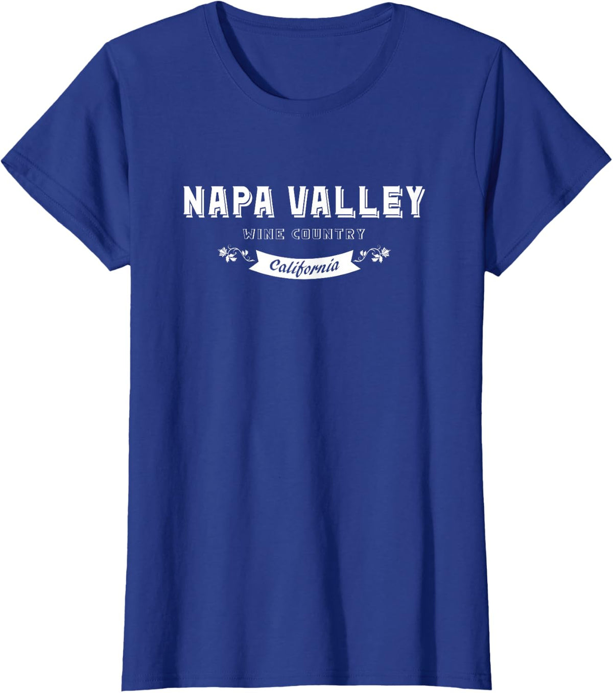 Napa Valley Wine Country California Wineries Shirt T-Shirt - Royal Blue