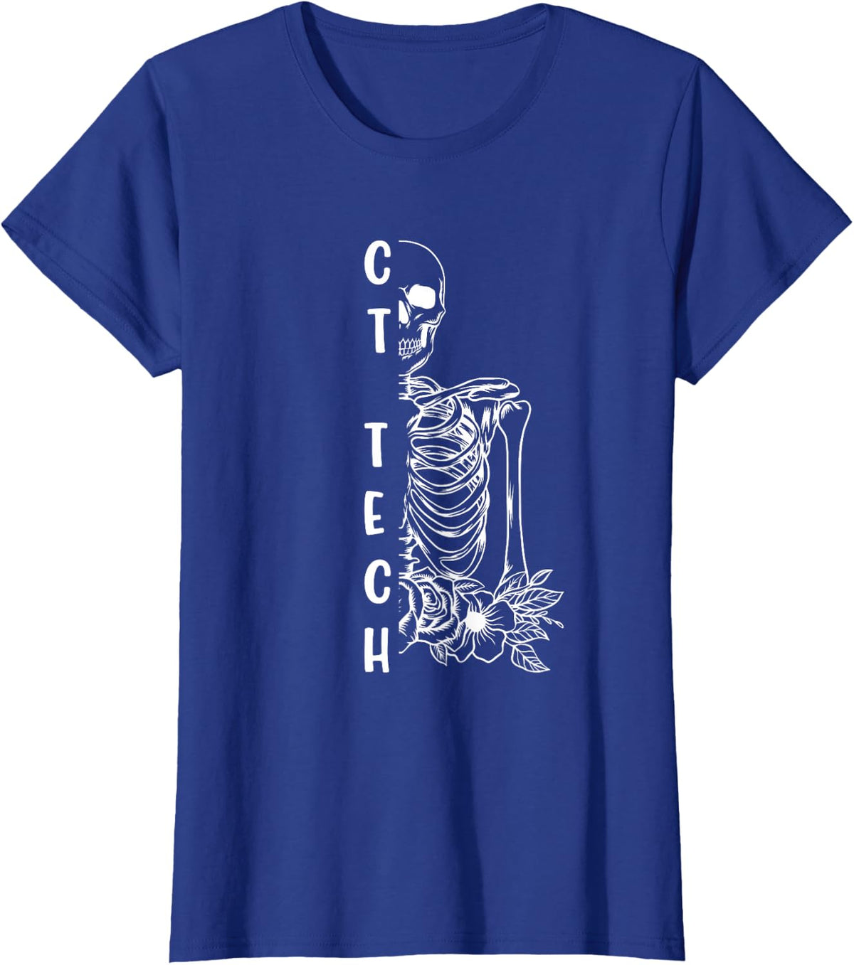 Computed Tomography Technologist CT Tech T-Shirt - Black, Unisex-Adults, Small, Crew Neck, Short Sleeve, Modern, Gothic,