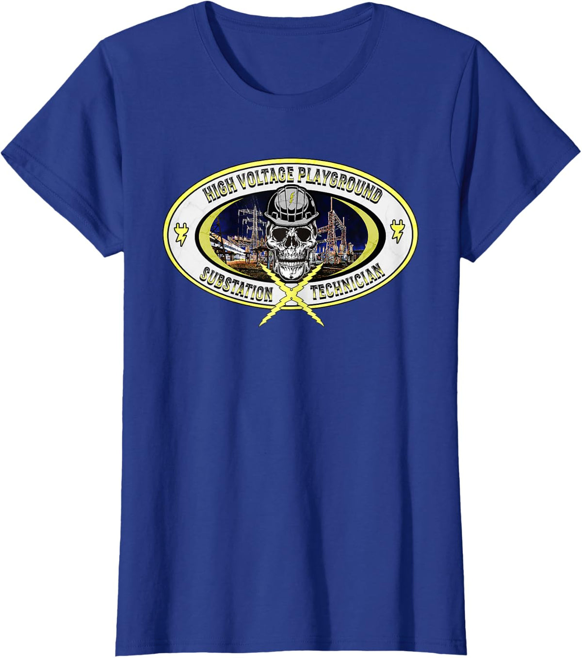 Substation Technician T-Shirt - Royal Blue