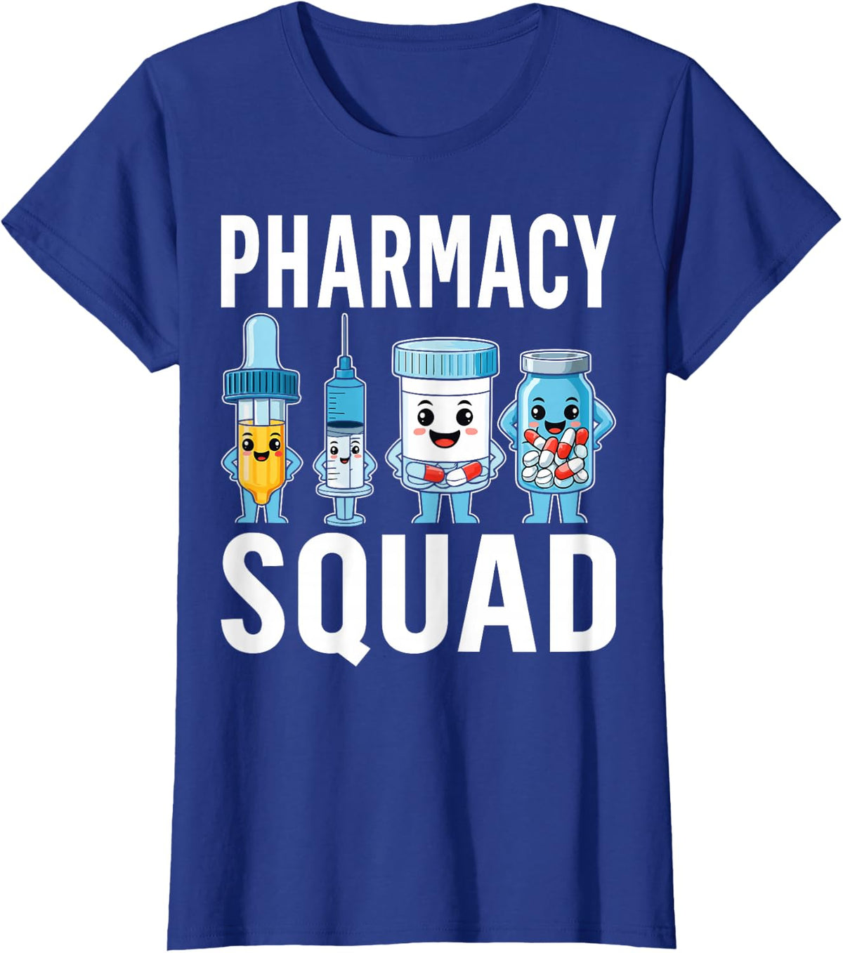 Pharmacy Squad - Funny Pharmacy Technicians Pharmacist T-Shirt - Royal Blue