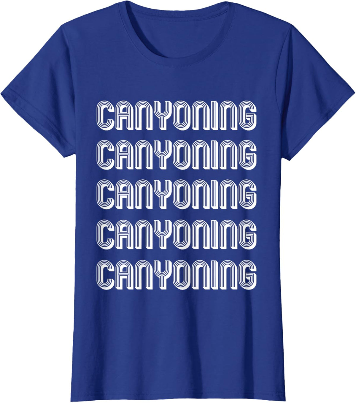 Canyoning Lover T-Shirt - Royal Blue