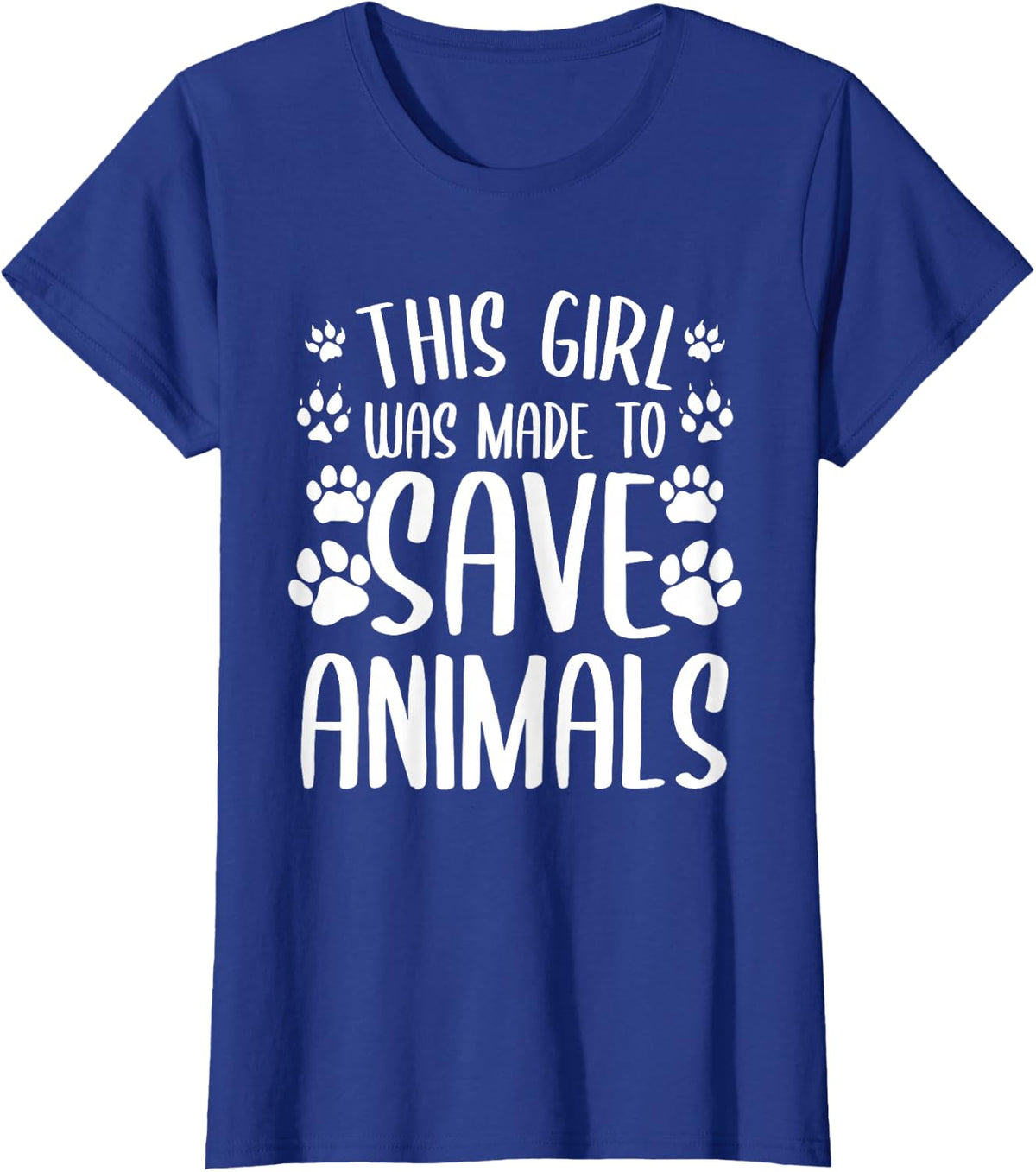 Funny Veterinarian Design for Girls Women Vet Tech Assistant T-Shirt - Royal Blue