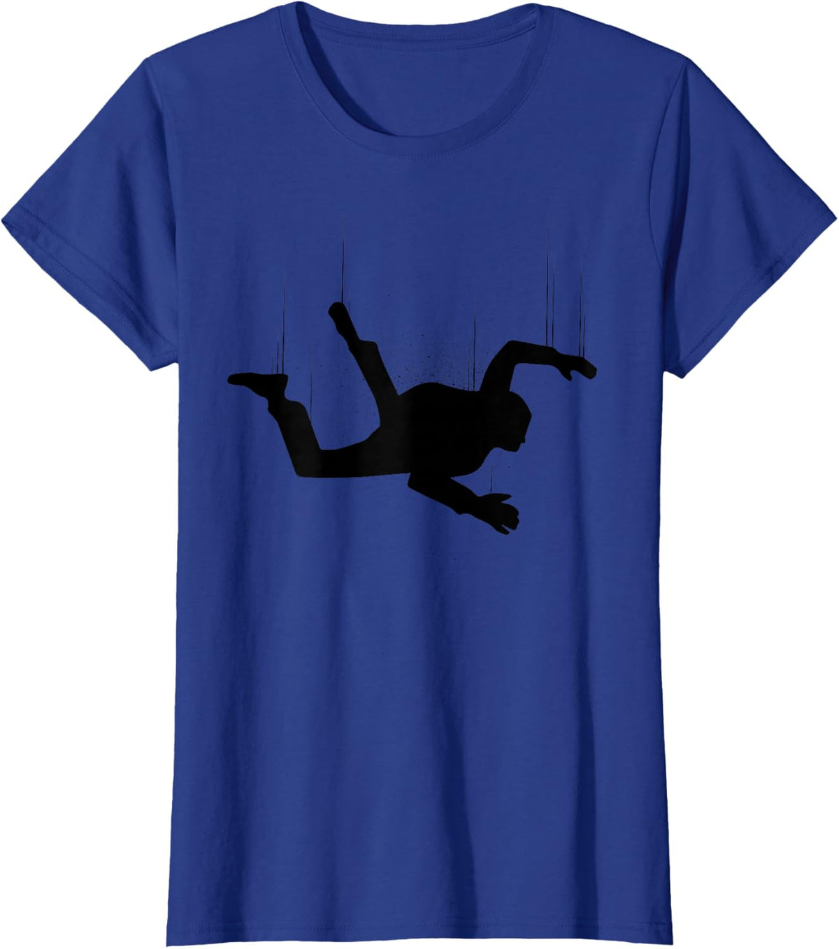 Cool Skydiving Art for Men Women Indoor Skydive Sky Diving T-Shirt - Royal Blue