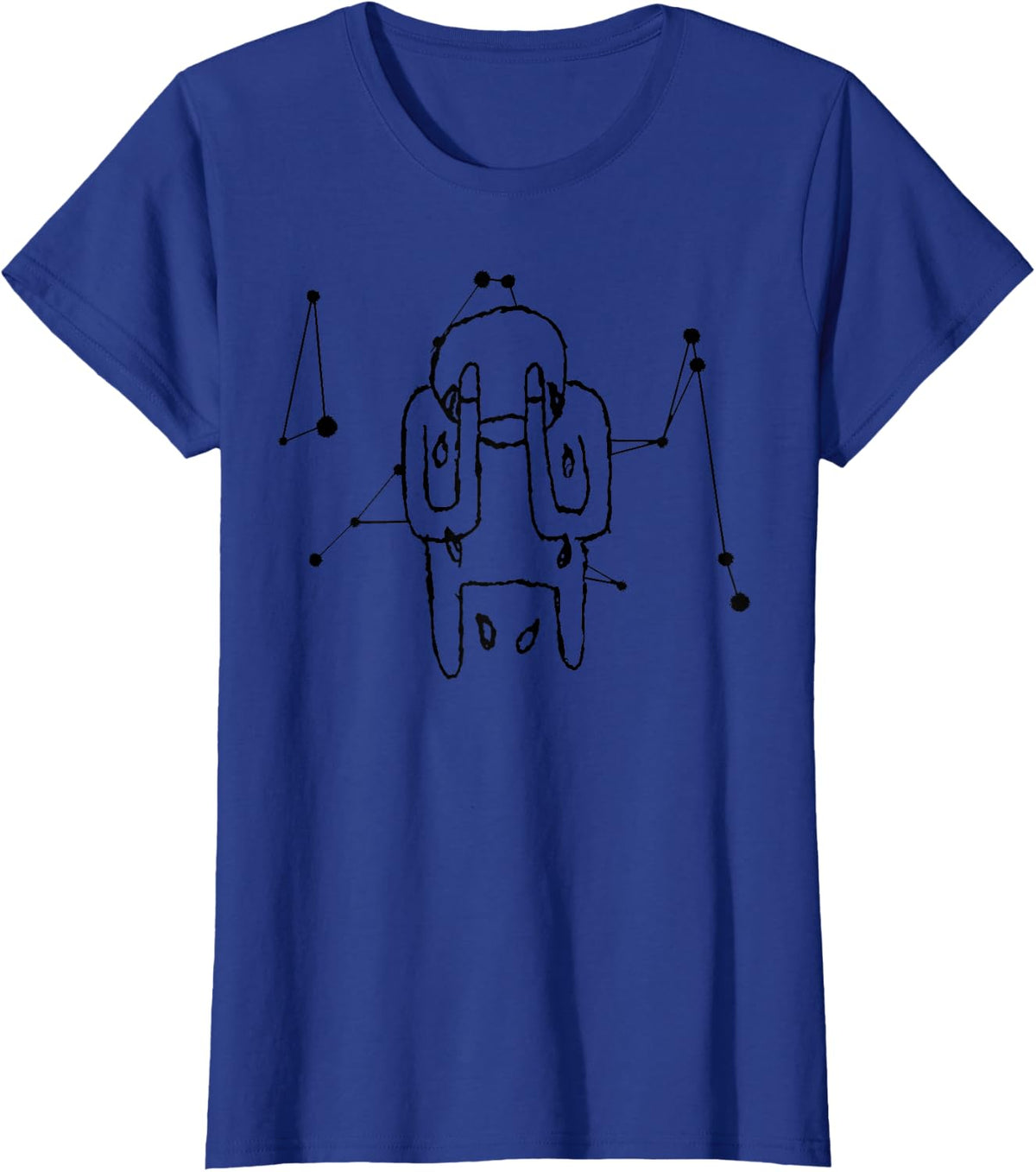 Vintage Funny Classic Crying Amnesiac Retro Music Lover T-Shirt - Royal Blue