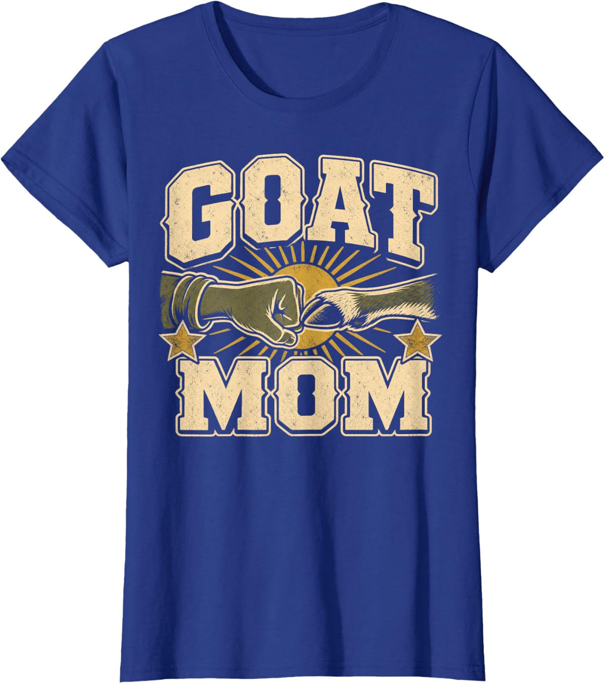 Goat Farmer Goat Mom Homestead T-Shirt - Royal Blue