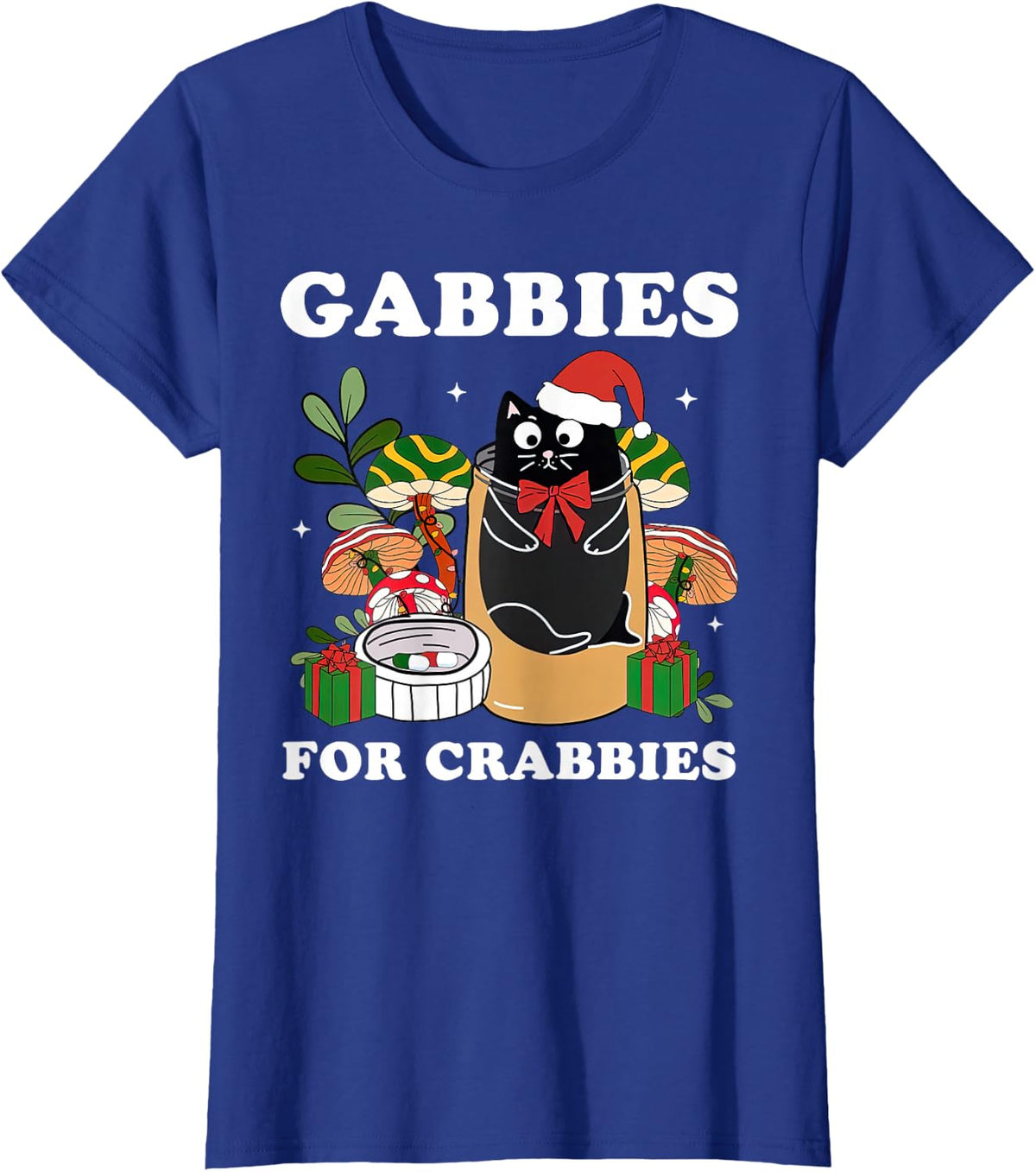 Gabbies for Crabbies Dog Cat Veterinarian Vet Tech Christmas T-Shirt - Royal Blue