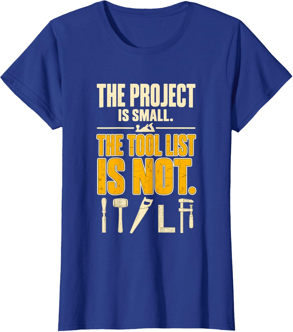 Woodworking Woodworker Workshop Carpenter Tools T-Shirt - Royal Blue