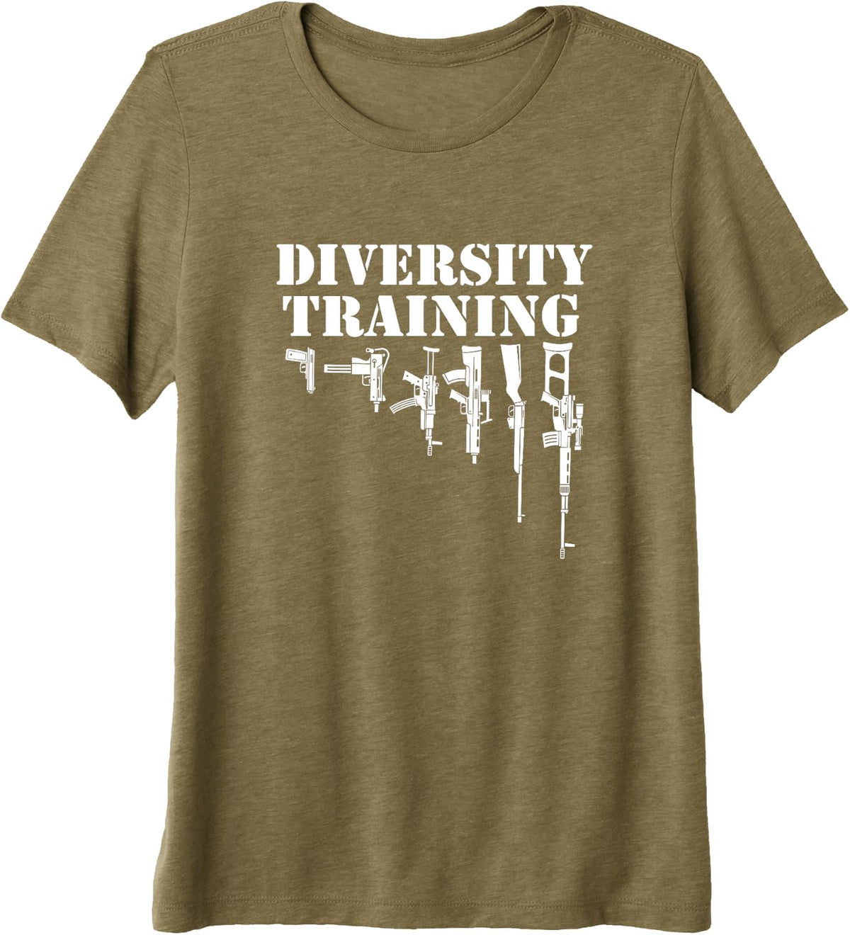Long Range Shooting & Competitive Shooting Training Premium Tri-Blend T-Shirt - Olive Green