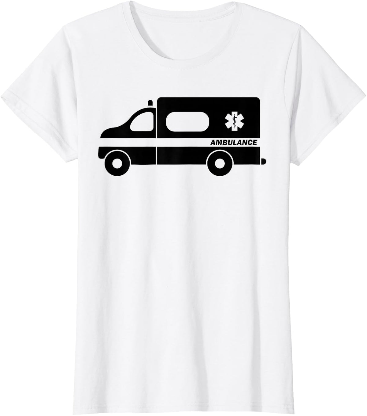 Ambulance Driver EMR EMT T-Shirt - White