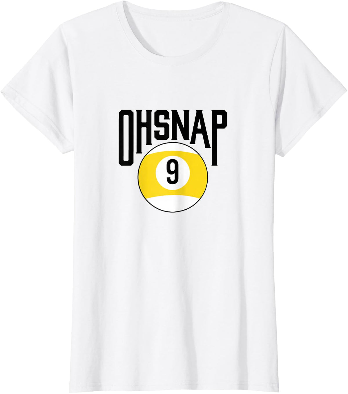 Oh snap 9 ball T-Shirt - White