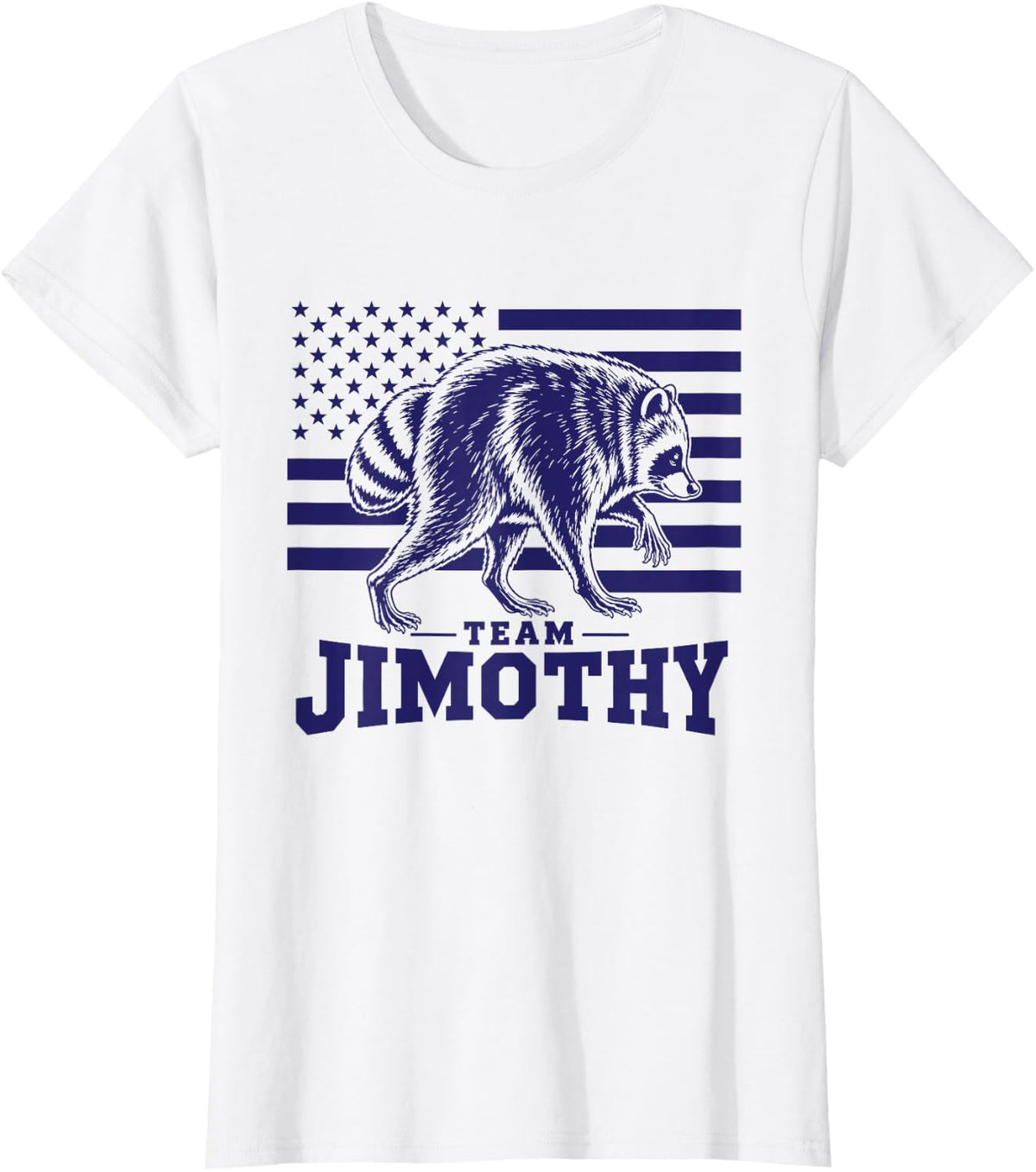 Jimothy Viral Seattle Racoon Funny Jimothy T-Shirt - White