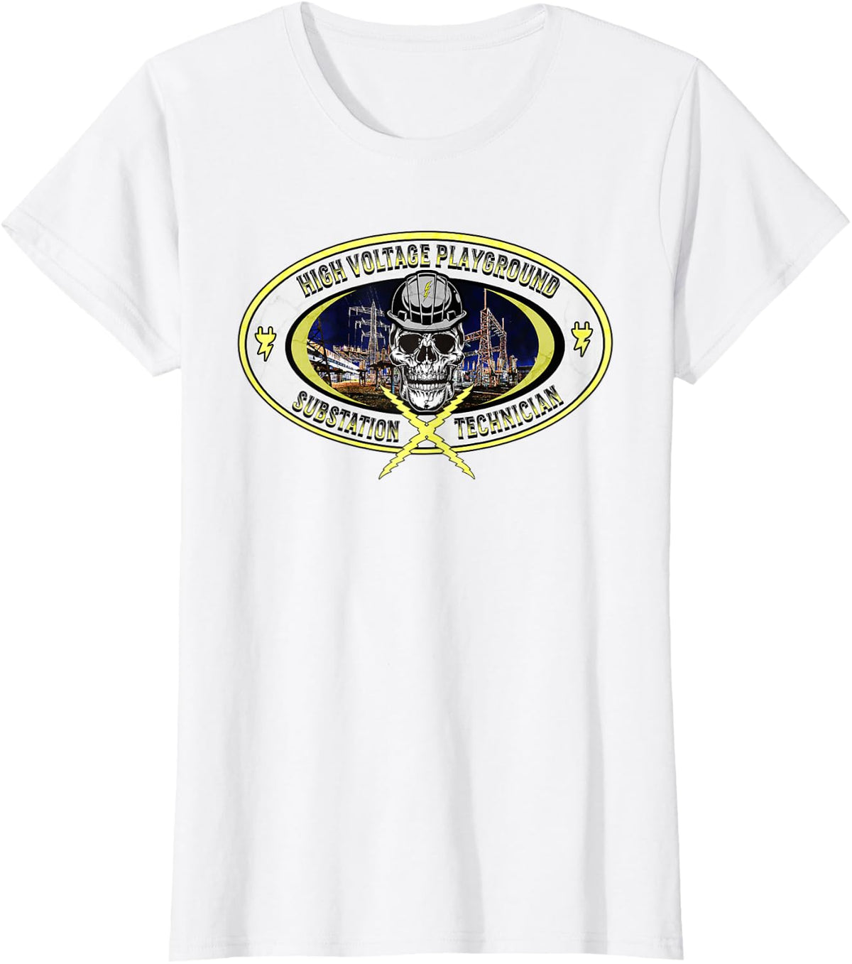 Substation Technician T-Shirt - White