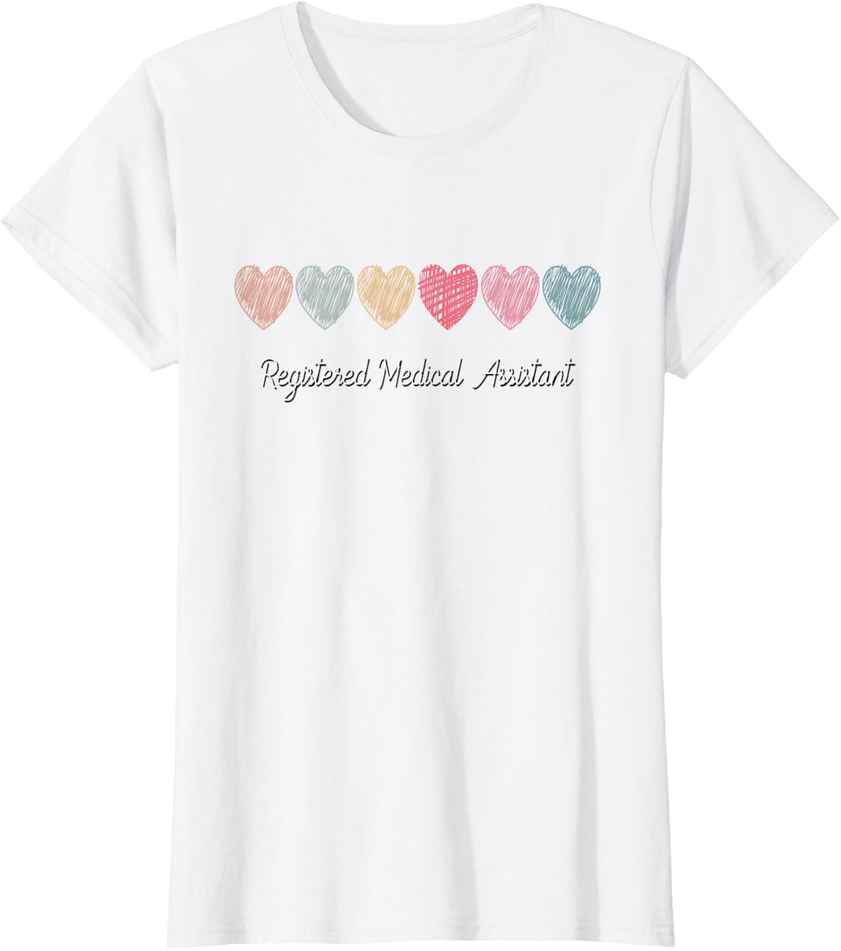 Registered Medical Assistant MA Doctor Assistant Nurse RMA T-Shirt - White