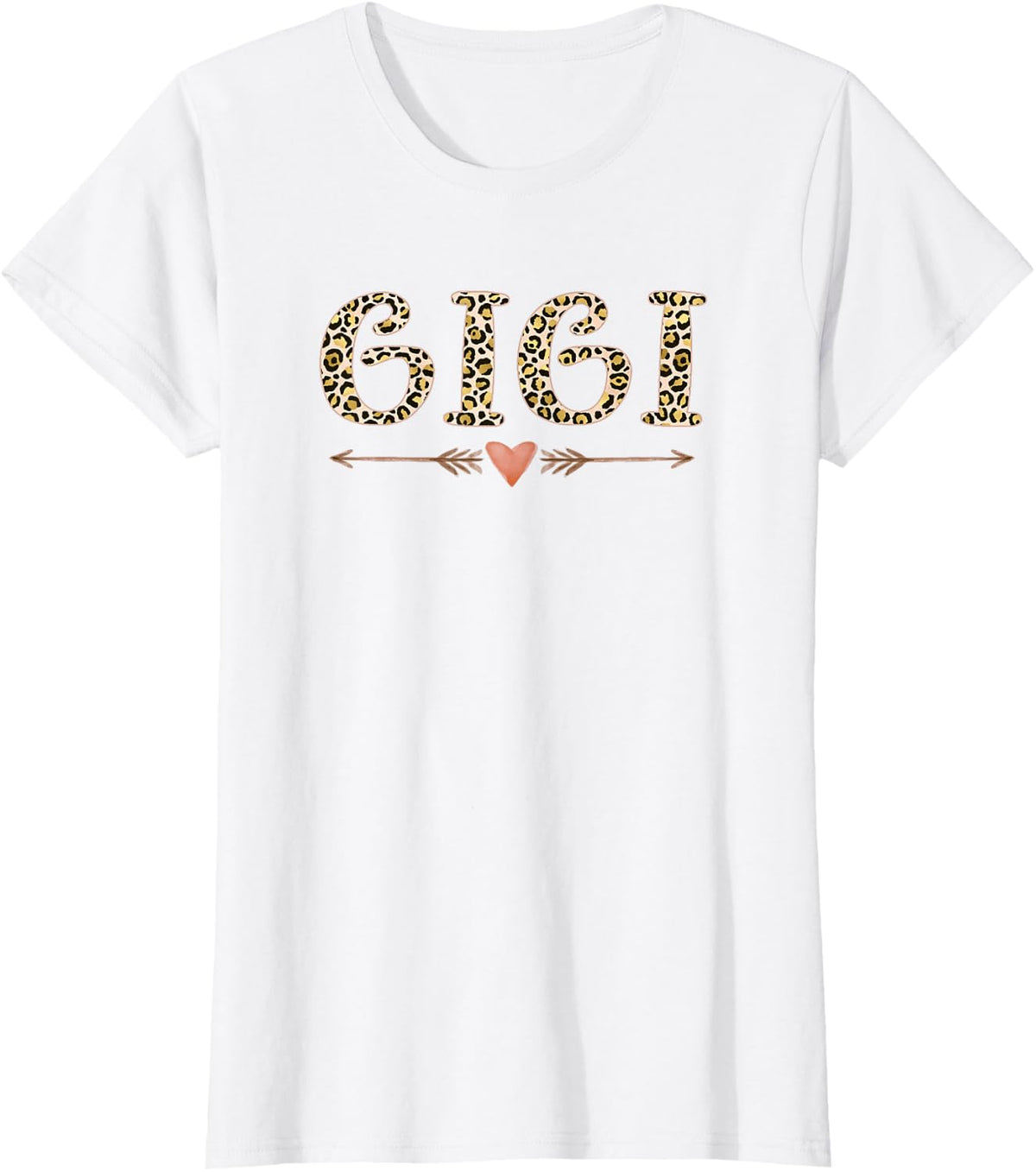Leopard Print Gigi T-Shirt - White