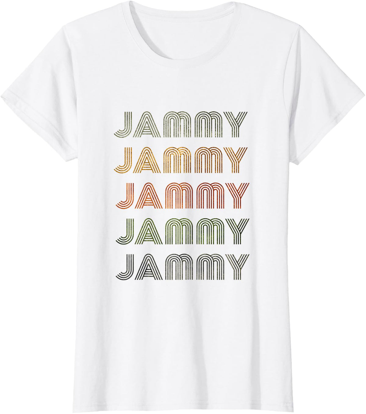 Love Heart Jammy Tee Grunge Vintage Style Black Jammy T-Shirt - White
