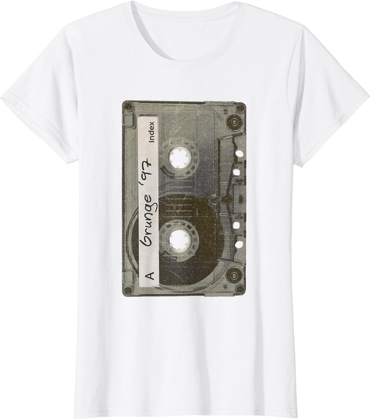 GRUNGE CLOTHES GRAPHIC T-Shirt - White