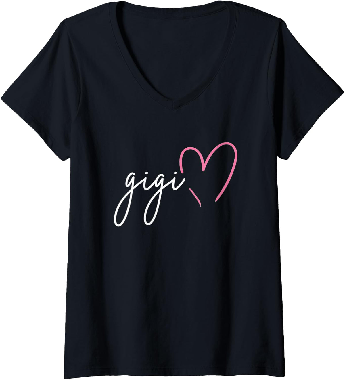 Women's Gigi V-Neck T-Shirt - Black