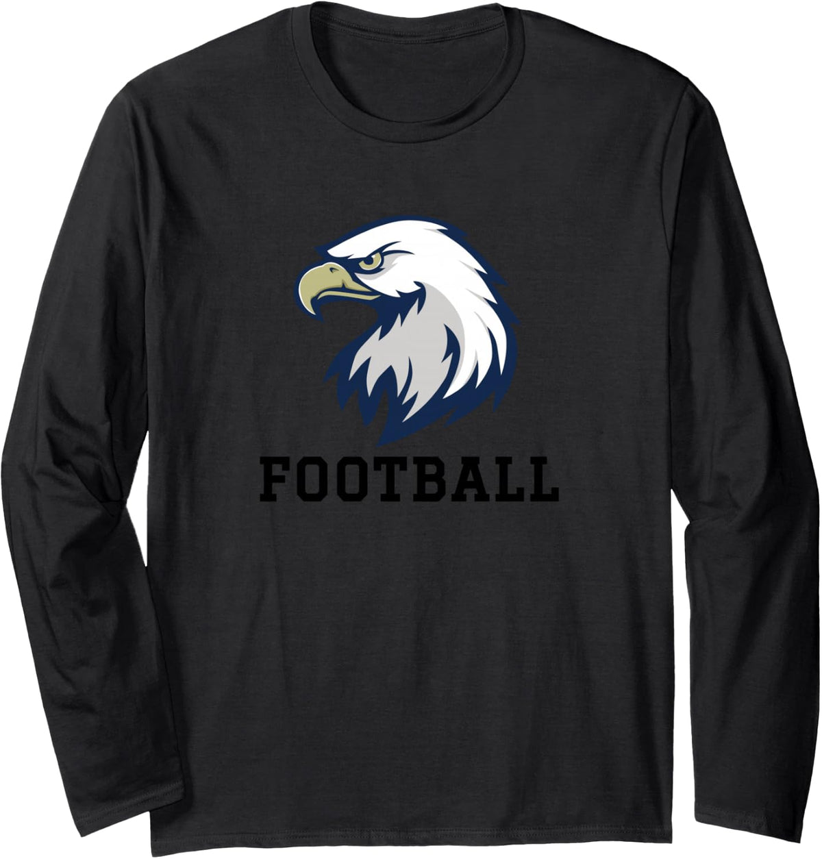 Bald Eagle Area Jshs Eagles Football Long Sleeve T-Shirt - Adult Unisex Black