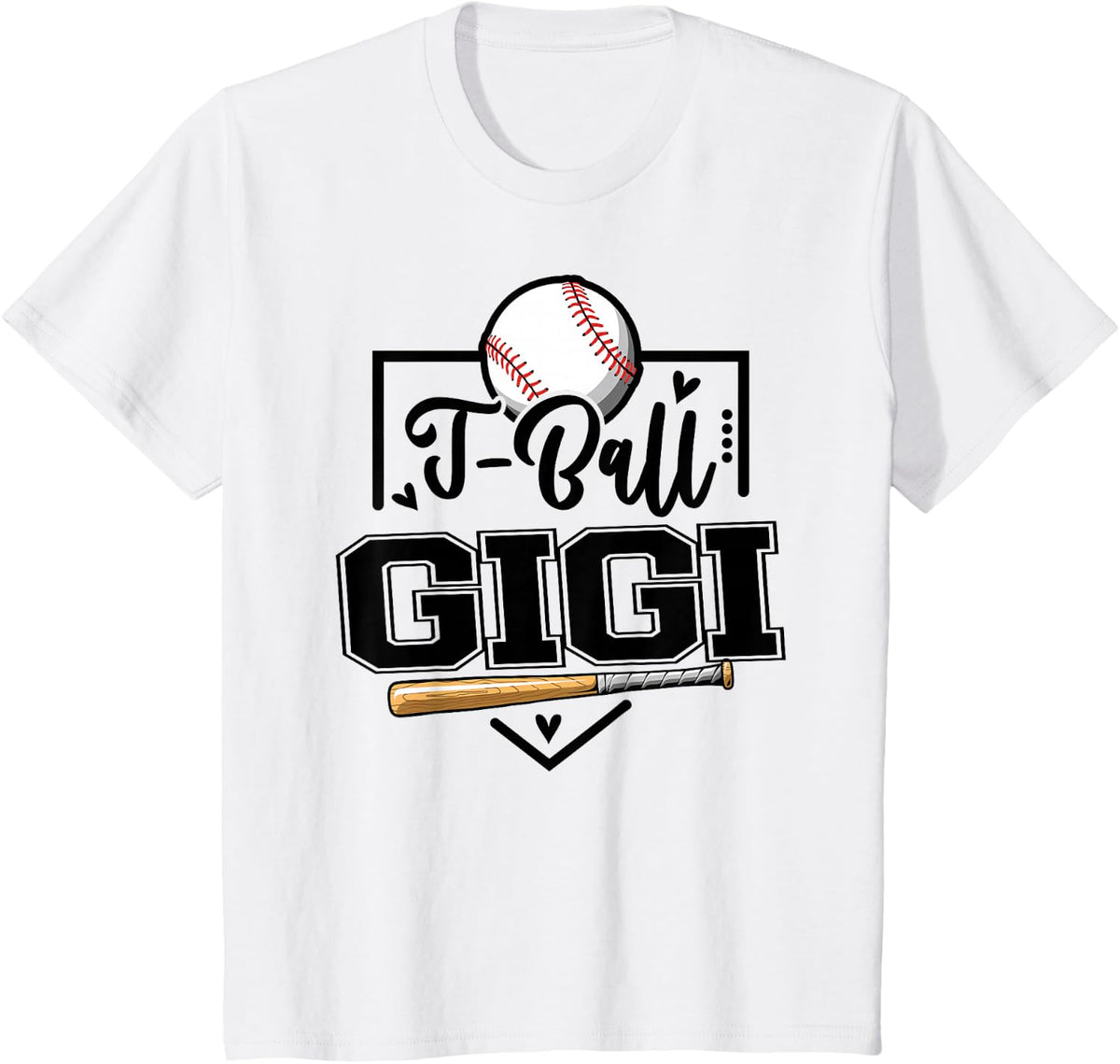 T-Ball Gigi Funny Tee Ball Gigi T-Shirt - White