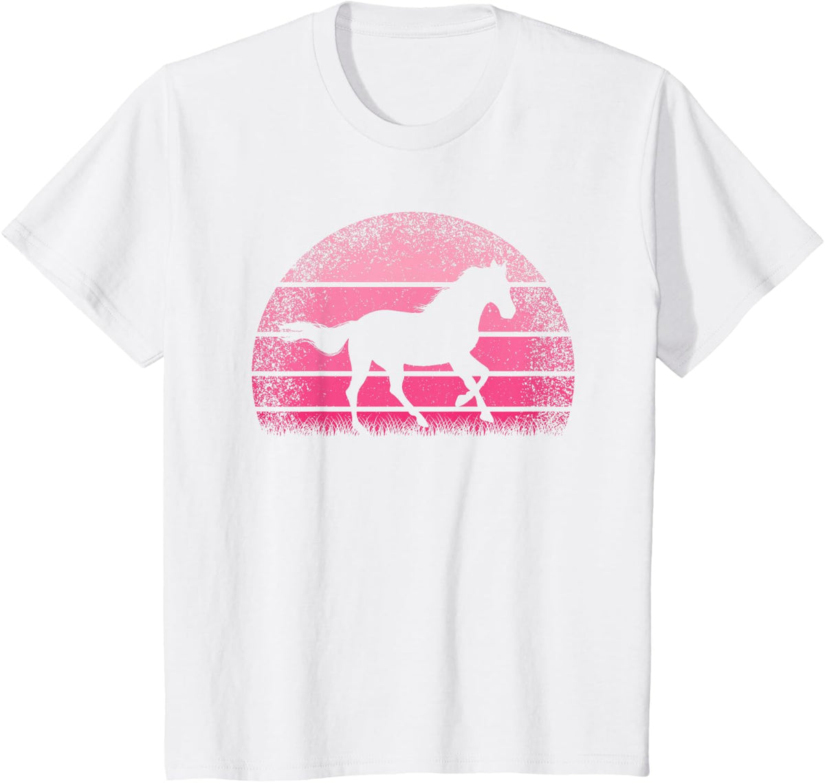Horse Lover Horseback Riding Cowgirl Western Women Girls T-Shirt - White