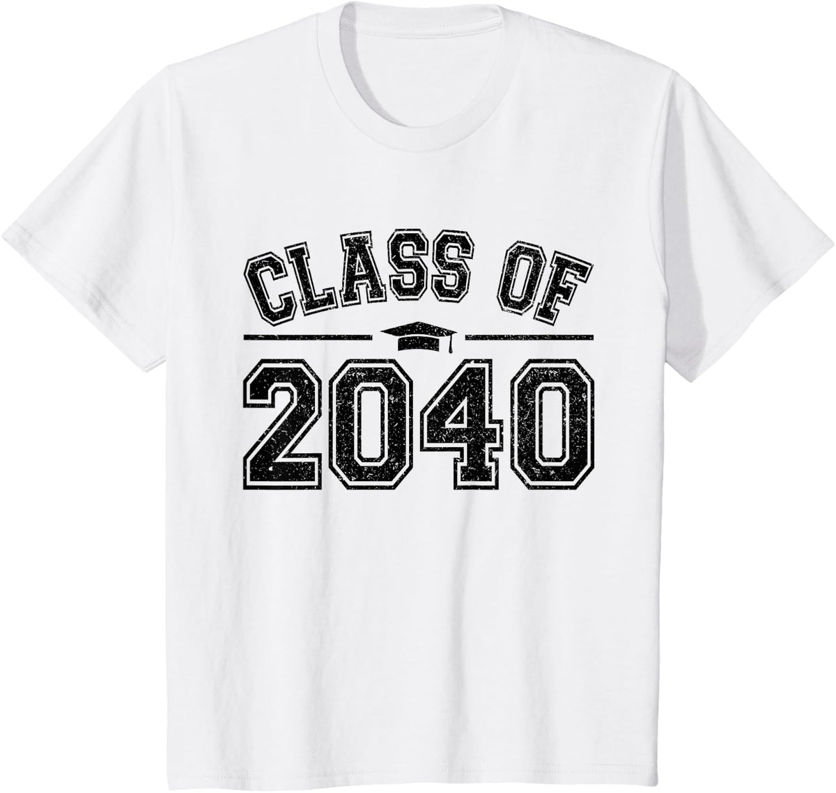 Preschool Class of 2040 Grow With Me Graduation 2040 Vintage T-Shirt - White