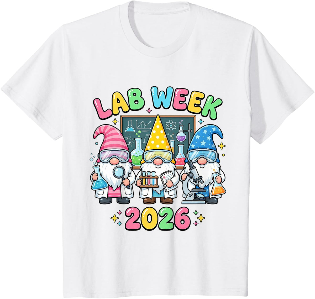 Lab Week 2026 Medical Laboratory Science Tees T Shirts for Lab Professionals - White