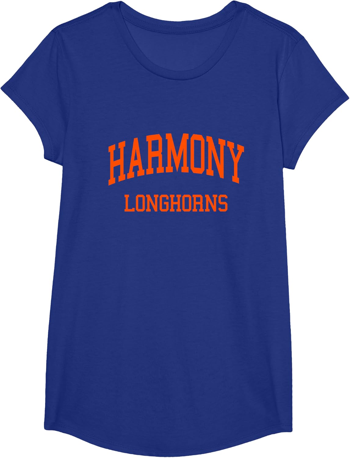 Harmony High School HS Harmony FL Retro Sports T-Shirt - Girls Royal Blue