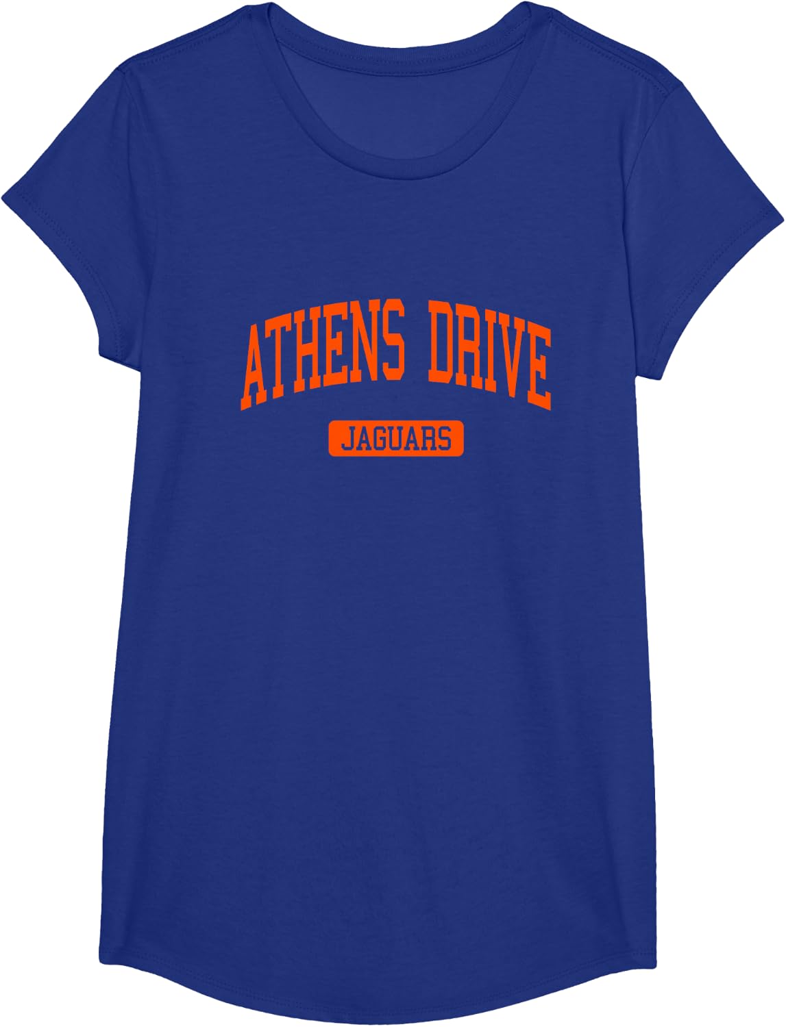 Athens Drive High School HS Raleigh NC Varsity Sports T-Shirt - Girls Royal Blue