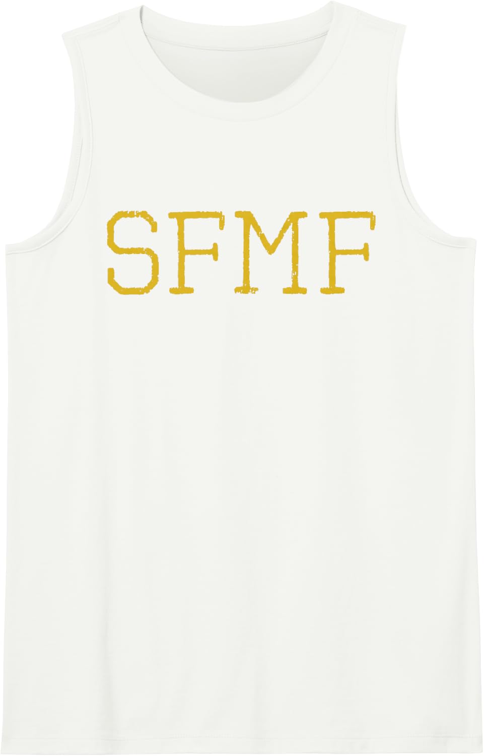 SFMF Motivated Military Veteran Slang SFMF Sleeveless Tank Top - White