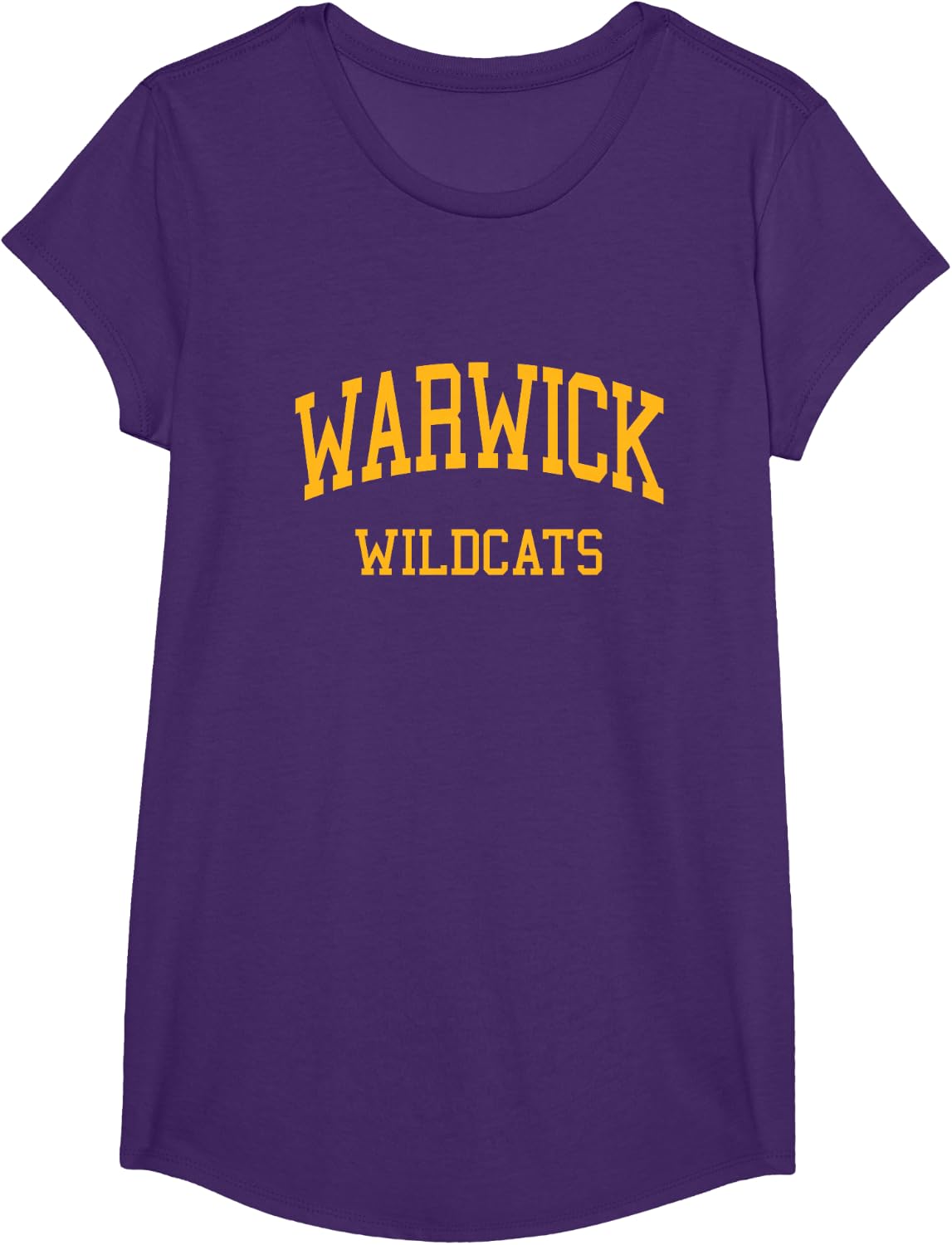 Warwick High School HS Warwick NY Retro Sports T-Shirt - Girls Purple