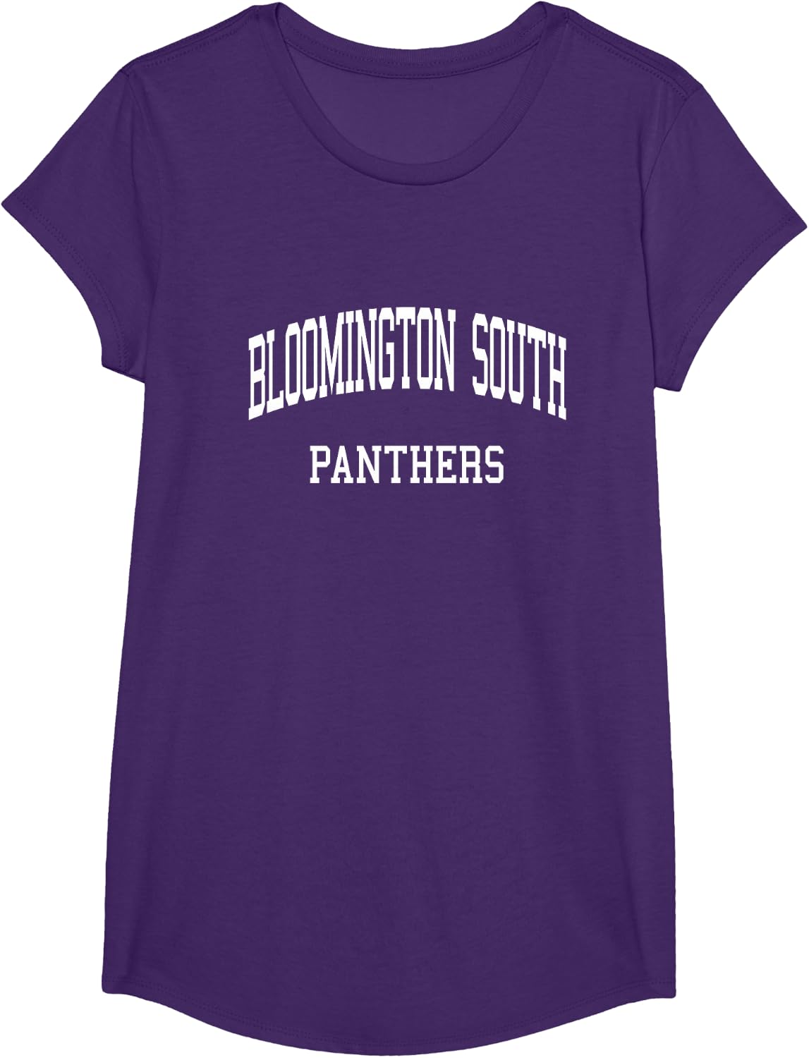 Bloomington South High School HS Bloomington in Retro Sports T-Shirt - Girls Purple
