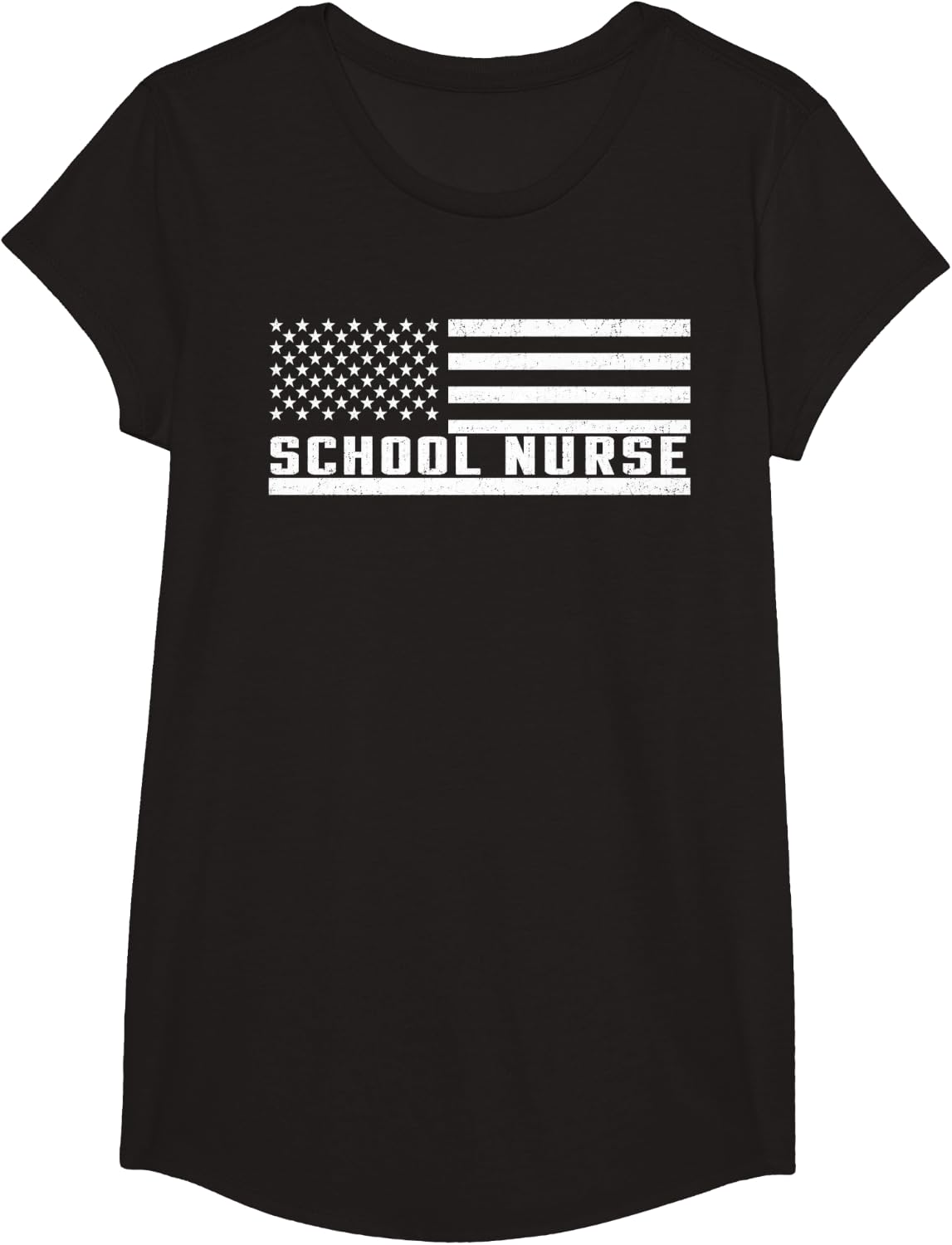 School Nurse Appreciation T-Shirt - Girls Black
