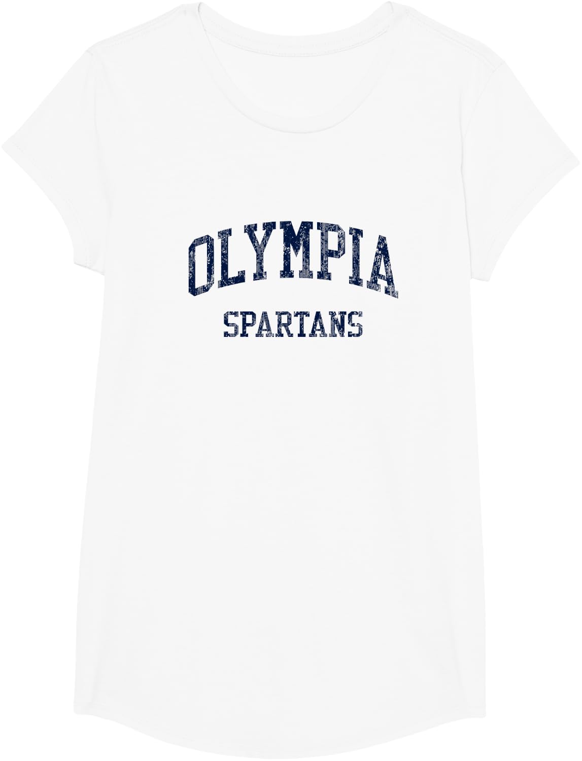 Olympia High School HS Stanford IL Vintage Sports T-Shirt - Girls White