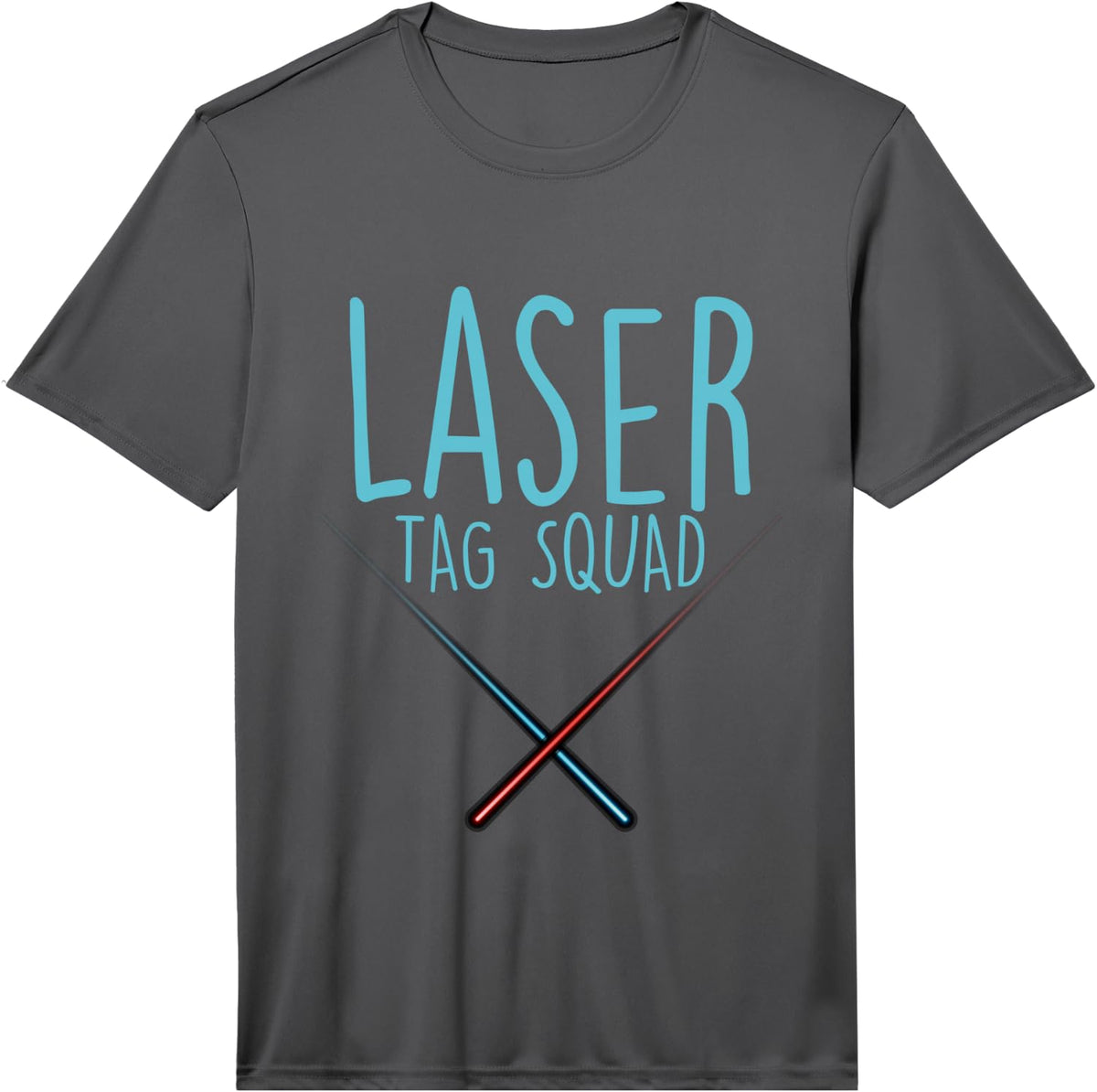 Laser Tag Squad - Performance T-Shirt - Asphalt Grey