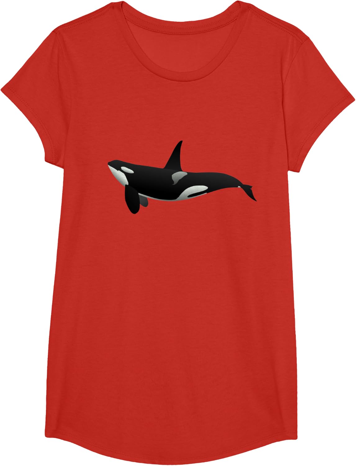 Killer Whale T-Shirt T-Shirt - Girls Red