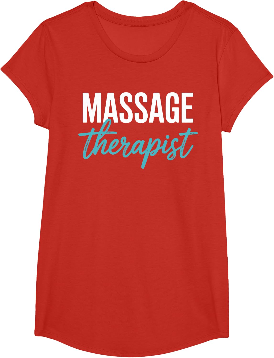 Cute Massage Therapist Art for Men Women Massage Therapist T-Shirt - Girls Red