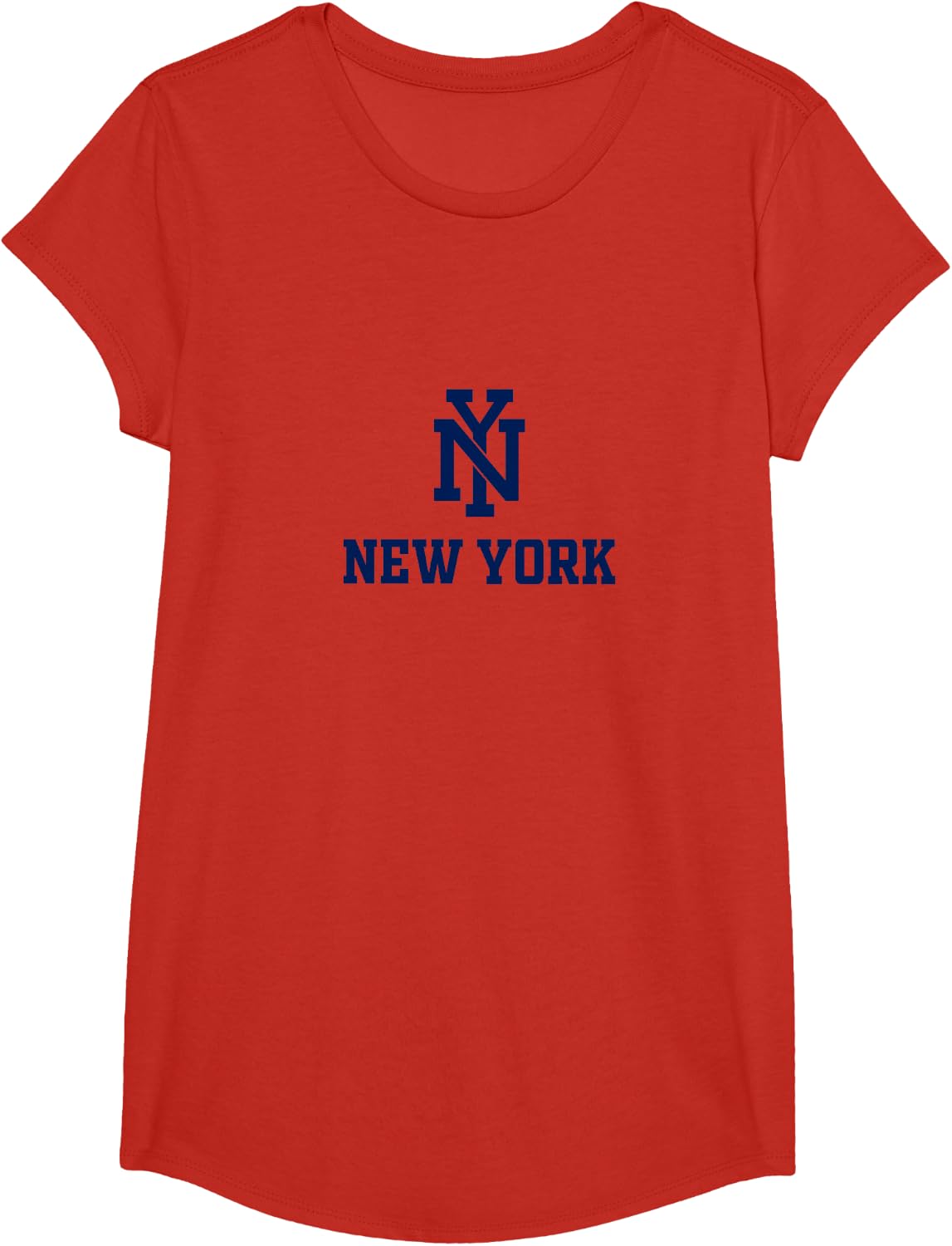 New York , New York City Graphic Design, Cool New York City T-Shirt - Girls Red