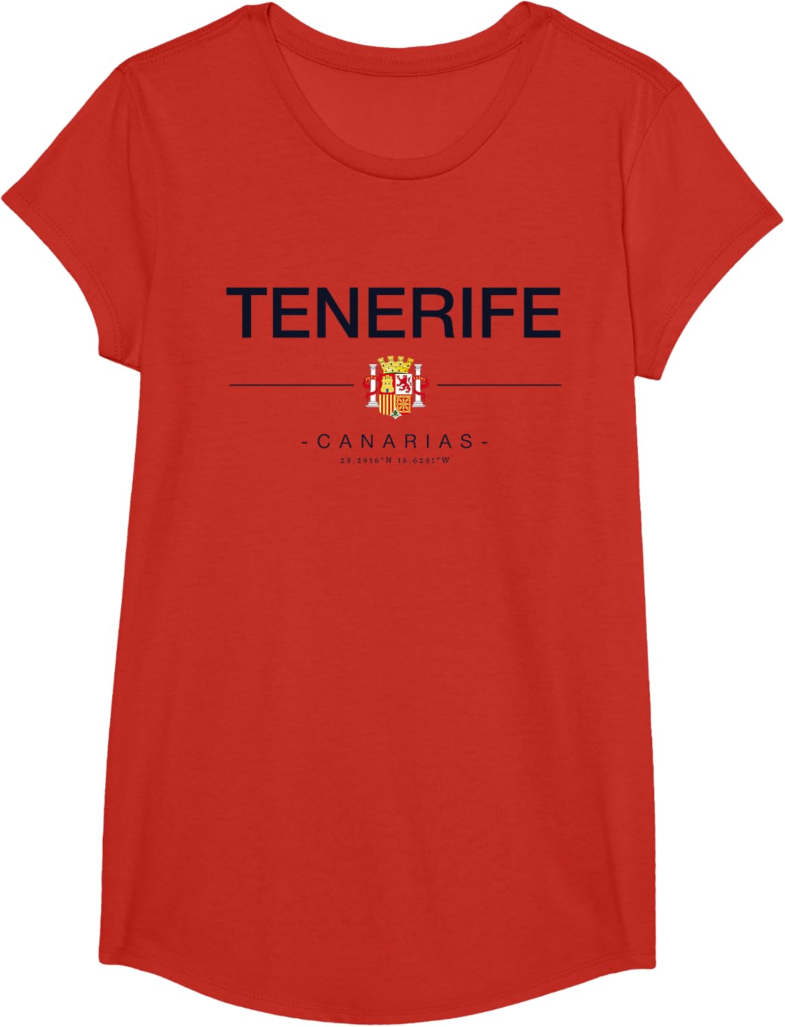 Tenerife T-Shirt - Girls Red
