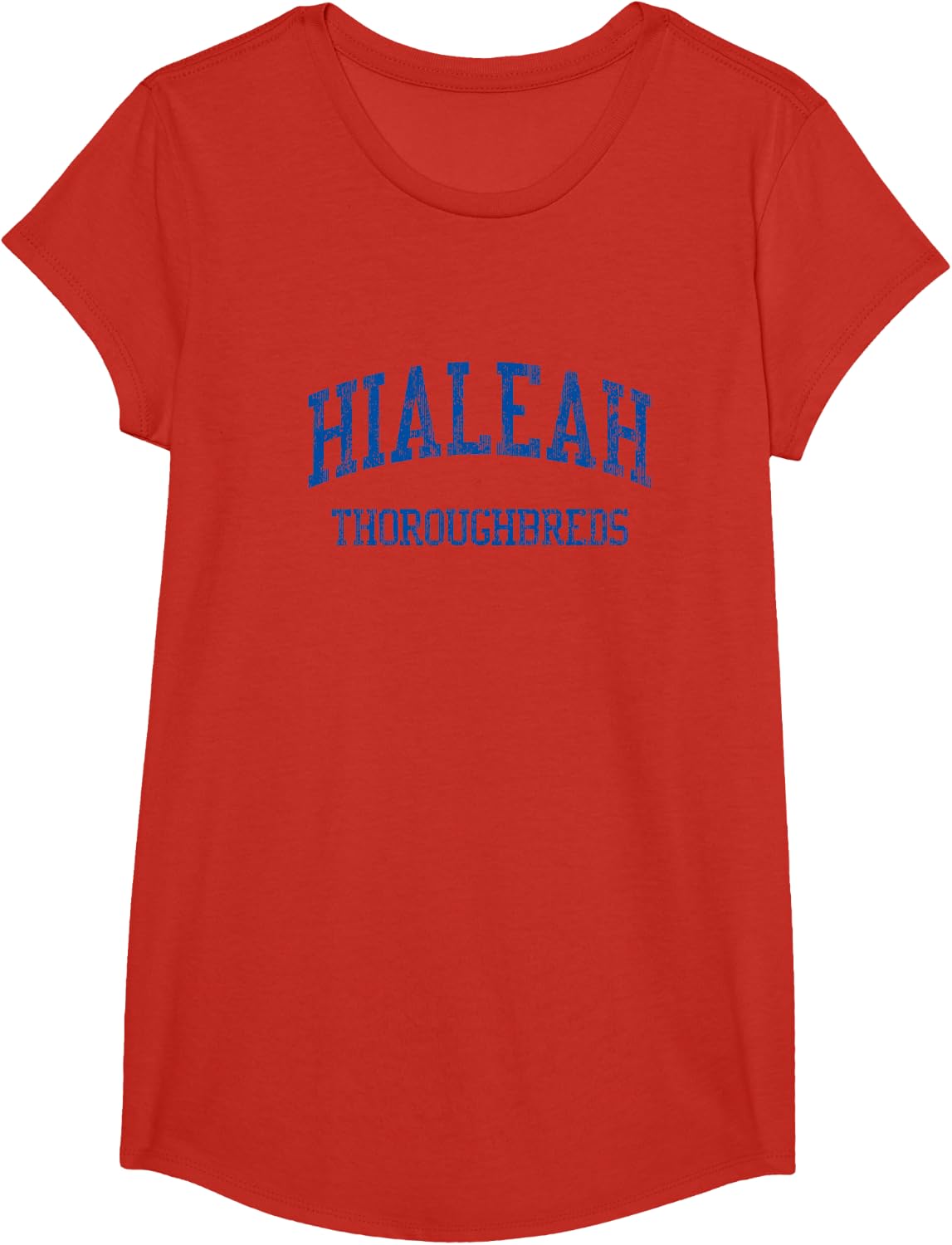 Hialeah High School HS Hialeah FL Vintage Sports T-Shirt - Girls Red