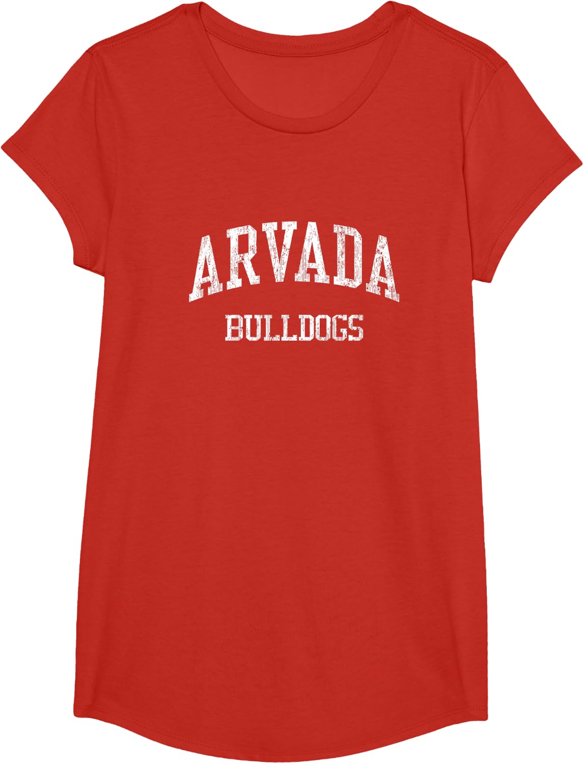 Arvada High School HS Arvada CO Vintage Sports T-Shirt - Girls Red
