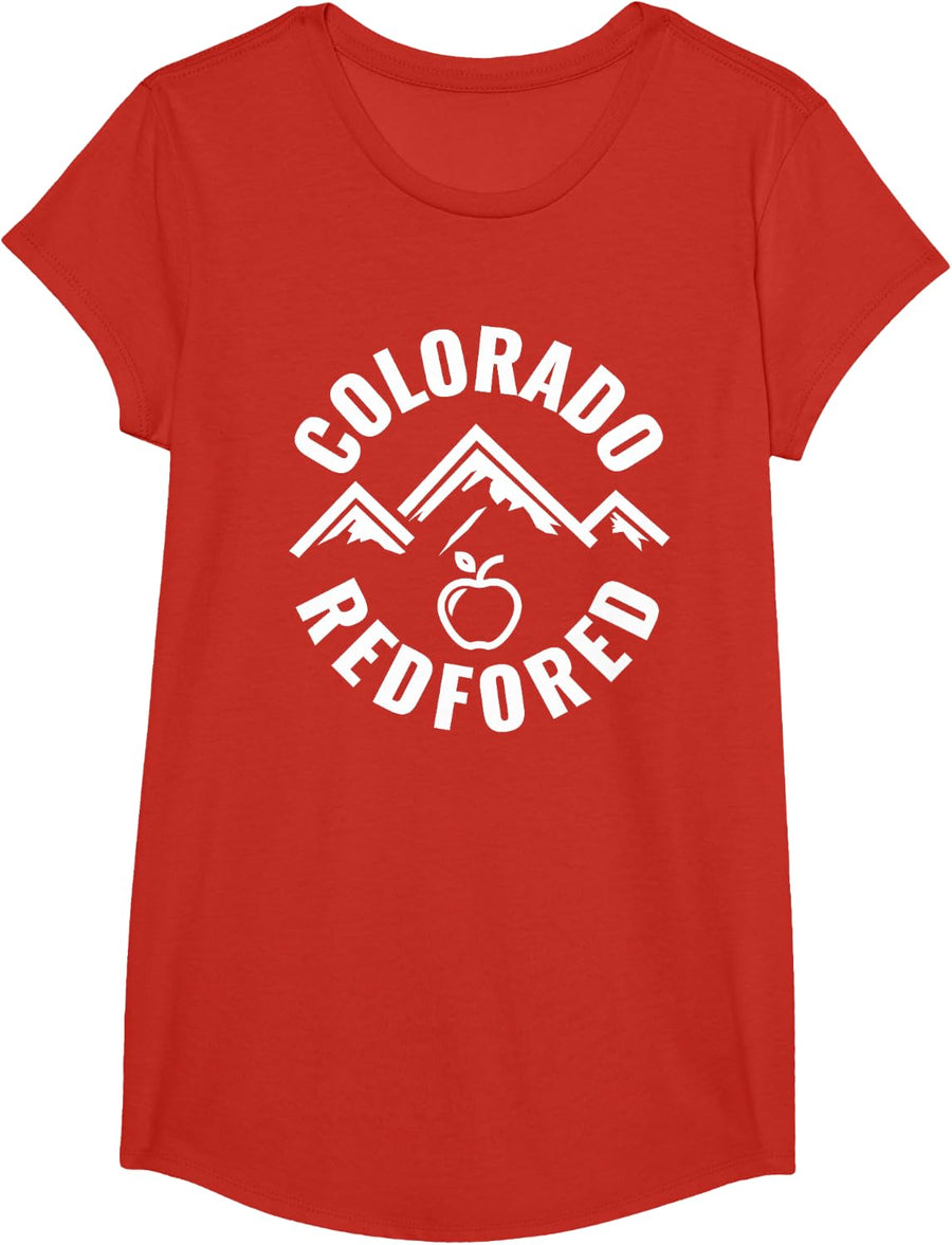 Colorado Teacher Tee Red For Ed T-Shirt Men Women T-Shirt - Girls Red